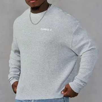 영 엘에이 써멀 셔츠 롱T 그레이