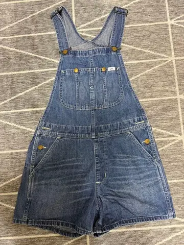 Lee 데님 오버롤 숏팬츠 M