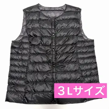 다운 페더 다운 베스트 블랙 3L 사이즈