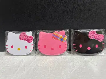 헬로키티 페이스 캔뱃지 3개 세트