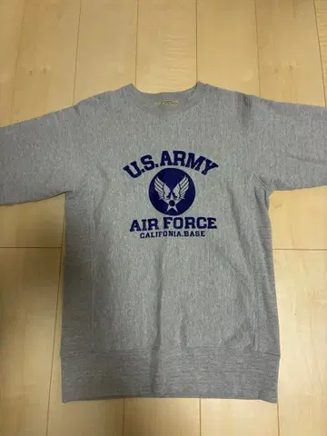 U.S. ARMY AIR FORCE 그레이 맨투맨 M 트레이닝복