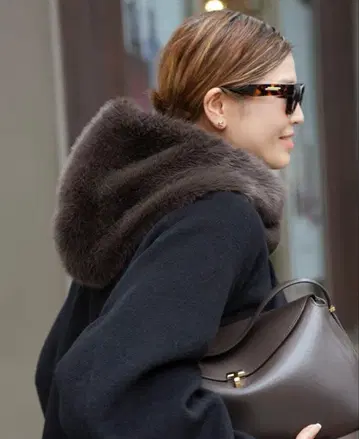 셀리 CELERI FUR BALACLAVA 브라운