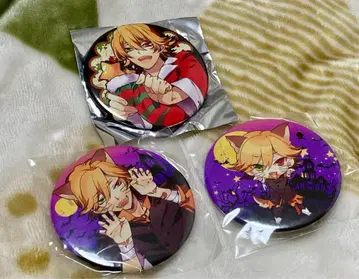 여왕벌의 왕방 홍옥 크리스마스 할로윈 캔뱃지 3개 세트