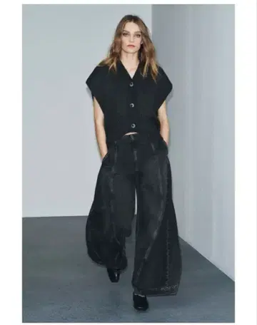 오버 사이즈 울 베스트