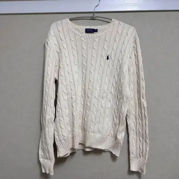 랄프 로렌 니트 화이트