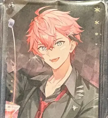 니지산지 애니메이트 카페 아카기 웬 히어로 빨간색 캔뱃지&콜로타 세트