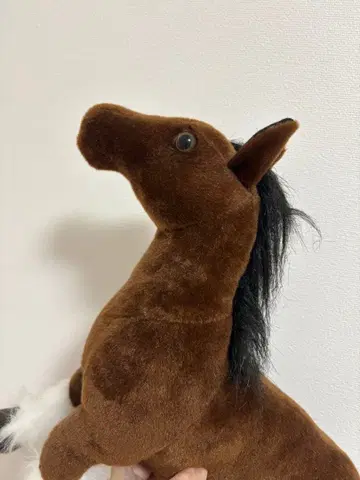 봉제 인형 말 브라운