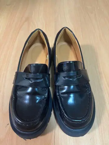 유니클로 네이비 터치 로퍼 통굽