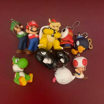 마리오 캐릭터 키링 세트