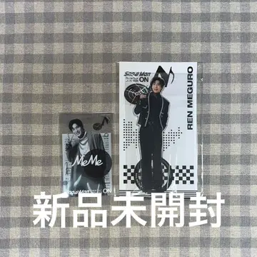 SnowMan 돔 투어 ON 아크릴 스탠드 클리어 스티커 메구로 렌