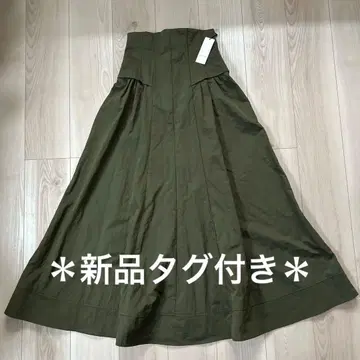 택 포함 미사용 새상품*코코딜 코르셋 볼륨 스커트 M