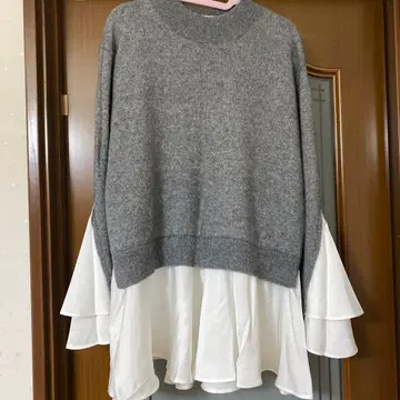 23구 그레이 긴팔 니트 레이어드 44