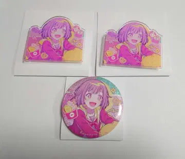 프로세카 벌스데이 아크릴 배지 글리터 캔뱃지 호우 에무