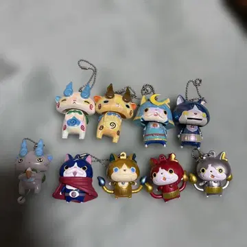 요괴워치 덜렁덜렁 피규어 9체 세트