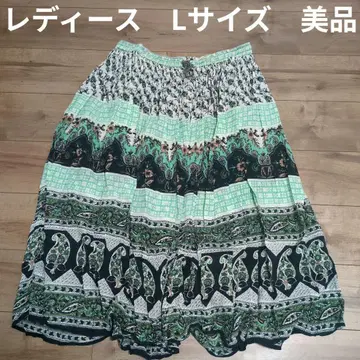 [ 당일 발송 ] Etna Labs 보헤미안 플레어 스커트