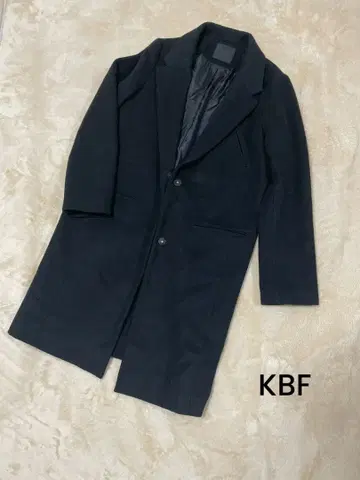 KBF 롱 코트 블랙