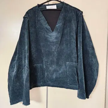 wonderland 코듀로이 풀오버 그린 원더랜드