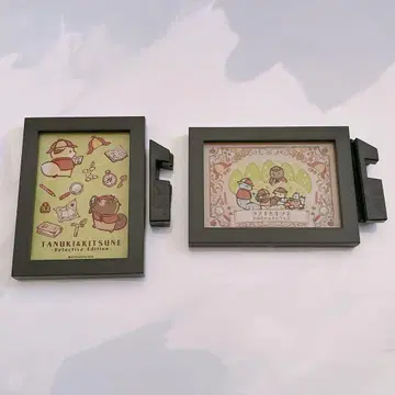 너구리와 여우 산의 탐정님 액자 마그넷 2세트