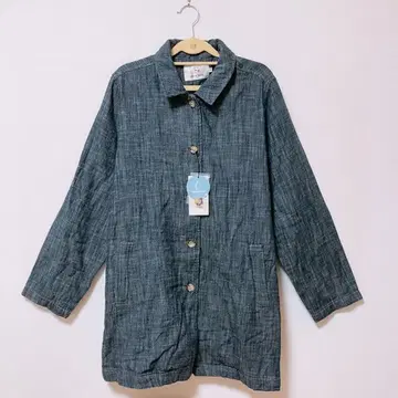 [ 미사용 새상품 ] DECOY MORE 가디건 자켓 데님 면 100%