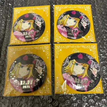 하피콜레 카가미네 린 캔뱃지 4개