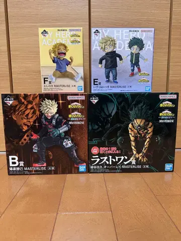 나의 히어로 아카데미아 피규어 4개 세트 제일복권