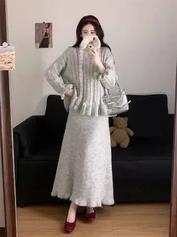 겨울 외출에 셋업, 세련된 여자들의 모임 데이트에 최적