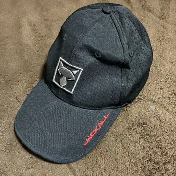 레어 JACKALL 쟈칼 모자 스퀘어 로고 스냅 캡 새상품급
