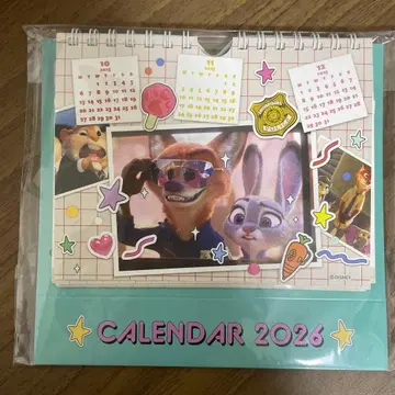 디즈니 스토어 주토피아 달력 2026