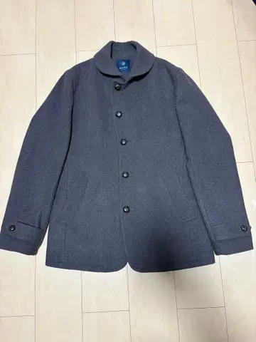 nano BASE 브라운 버튼 코트