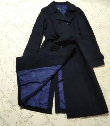 SONIARYKIEL 소니아 리키엘 블랙 더블 벨티드 코트 40