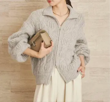 [ 새상품급 ] les tendre Alan zip up 니트