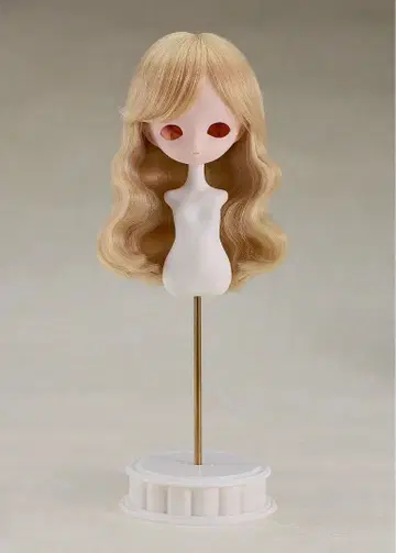 하르모니아 시리즈 가발 (미디엄 웨이브/블론드) 7인치 헤드용