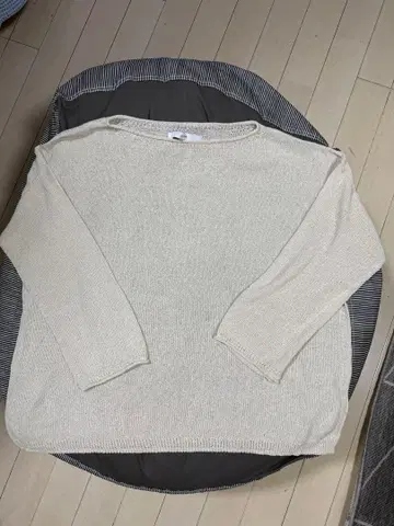 FAMWORk 크림색 니트 긴팔 스웨터