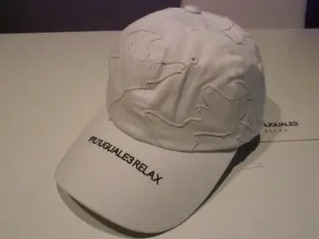 1piu1uguale3 RELAX 로고 카모 무늬 캡 화이트 미사용