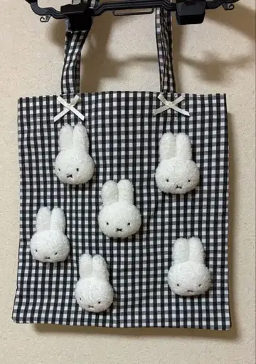 메리제니 깅엄 복슬복슬 미피 토트