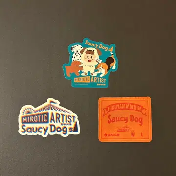 Saucy Dog 미로쿠노사토 콜라보 스티커 전 종류