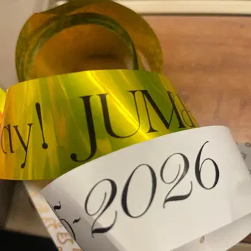 Hey! Say! JUMP Ssay 은색 테이프 골드/화이트 합계 2개