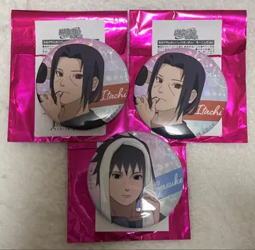 NARUTO 이타치 사스케 캔뱃지