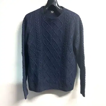 DOCKERS 네이비 케이블 짜임 스웨터 아메카지 구제 의류