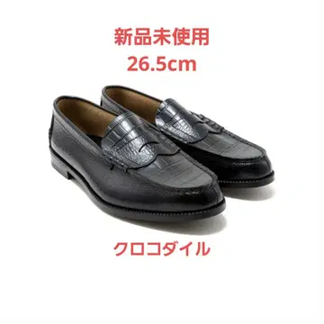 미사용 새상품 Kenford Fineshoes 크로커다일 로퍼