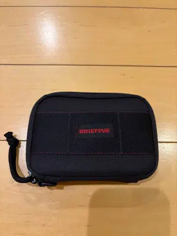 BRIEFING 라운드 지퍼 지갑 블랙