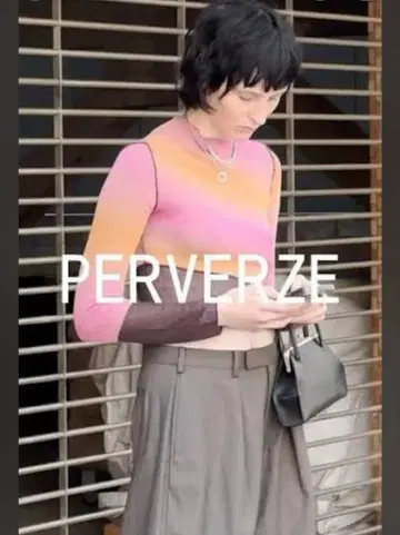 PERVERZE Double Face Knit Tops