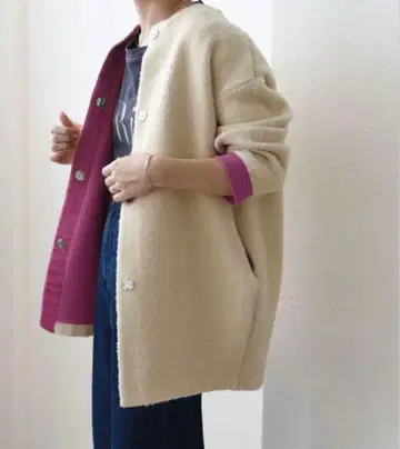 Eimee Law 접결 미들 기장 니트 코디건