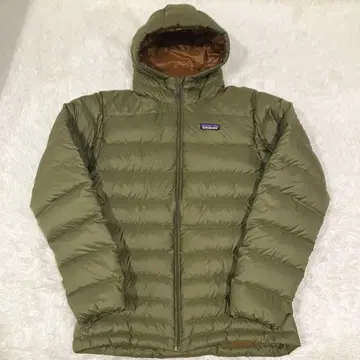 [인기 컬러] 파타고니아 하이 로프트 다운 후디 올리브 그린 남성용 XS