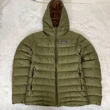 [인기 컬러] 파타고니아 하이 로프트 다운 후디 올리브 그린 남성용 XS