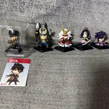 전국무쌍 3장 피규어 세트 5체