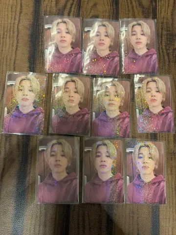 BTS 지민 MUSE JPFC 트레이딩 카드