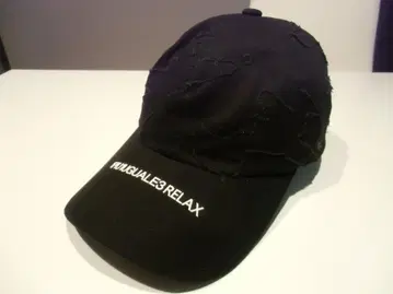 1piu1uguale3 RELAX 로고 카모 무늬 캡 블랙 미사용