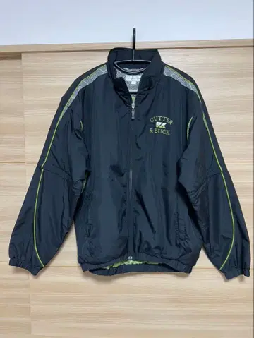 Cutter & Buck 블랙 나일론 자켓 LL 빅