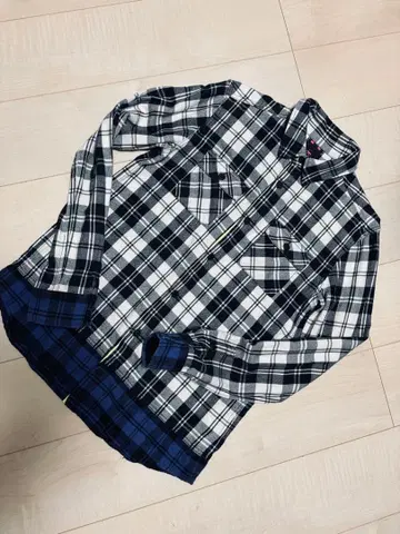 X girl 플란넬 셔츠 긴팔 사이즈 M (2)